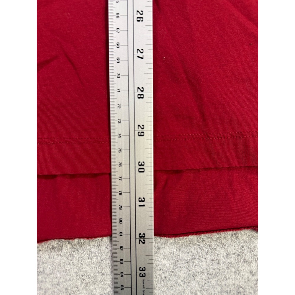 Armani Exchange Mens XL Red Long Sleeve Piping Detail Crew Neck T-Shirt - Picture 5 of 5